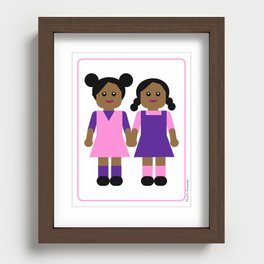 Sisters Recessed Framed Print