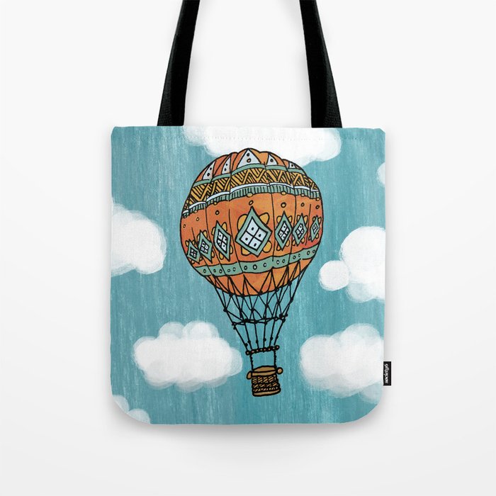 Hot Air Ballon in the Sky Tote Bag