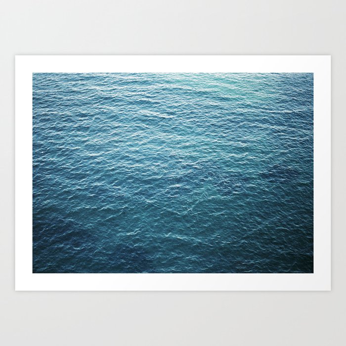 Travel Photography Blue Ocean Waves Fine Art Photo Print Travel Photography Blue Ocean Waves Fine Art Photo Print Modern Wall