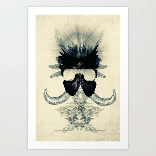 A black angel from Aksoum Art Print