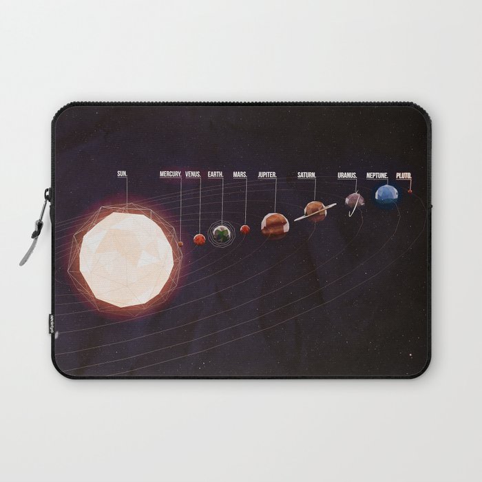 Low Poly Space Laptop Sleeve