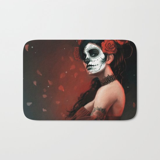 Dia de los Muertos Bath Mat