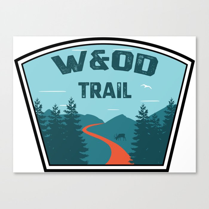 W&OD Trail Canvas Print