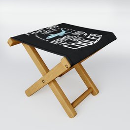 Airplane Pilot Plane Aircraft Flyer Flying Folding Stool