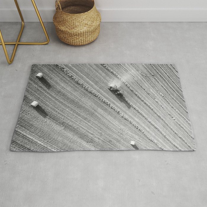 Countryside Black and White Rug