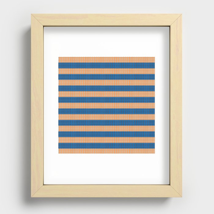 Fun with shapes Recessed Framed Print