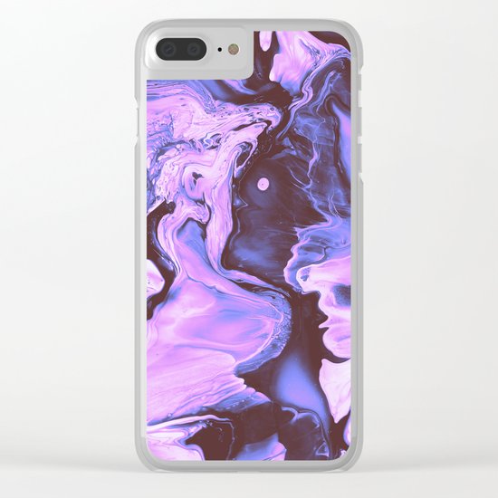 BAD HABITS Clear iPhone Case