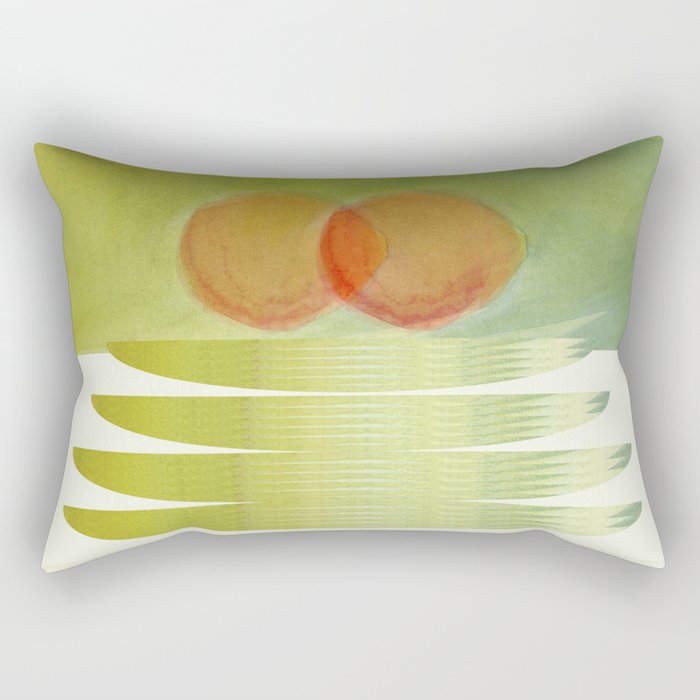 green 3 | digital sessions Rectangular Pillow