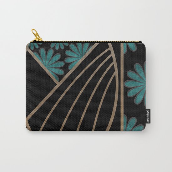 ART DECO FLOWERS (abstract) Carry-All Pouch