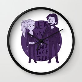 We're in this together Wall Clock