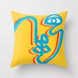 Groovy Two Faced Throw Pillow