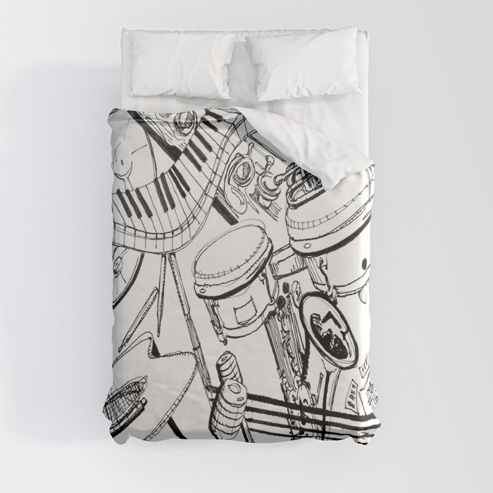 One More Time Duvet Cover