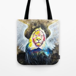 Winged Lion Tote Bag