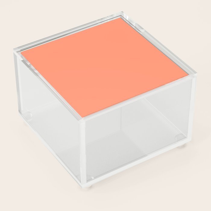 Dark Salmon Acrylic Box