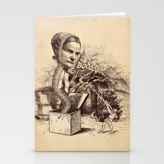 The Striking of the Lasia Monster Stationery Cards