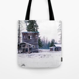 Abandoned Cabin Tote Bag