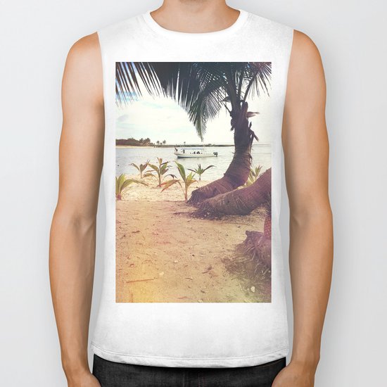 Tropical Wish Biker Tank