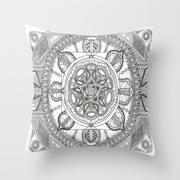 Mandala  Throw Pillow
