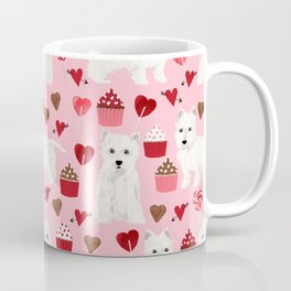 Westie west highland terrier dog breed valentines day cute dog person must have gifts pet portraits Mug