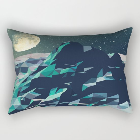 Night Mountains No. 2 Rectangular Pillow