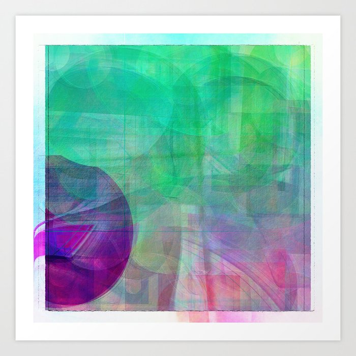 Abstract 2017 039 Art Print
