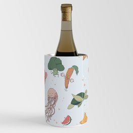Affirmation Characters Pattern - Colour Wine Chiller