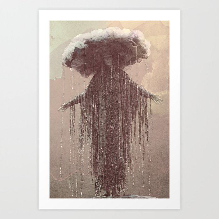 storm lady Art Print