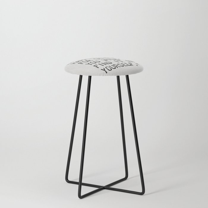 In seeking happiness  Counter Stool