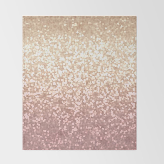 Champagne Gold Blush Pink Glittery Ombre Pattern Society6