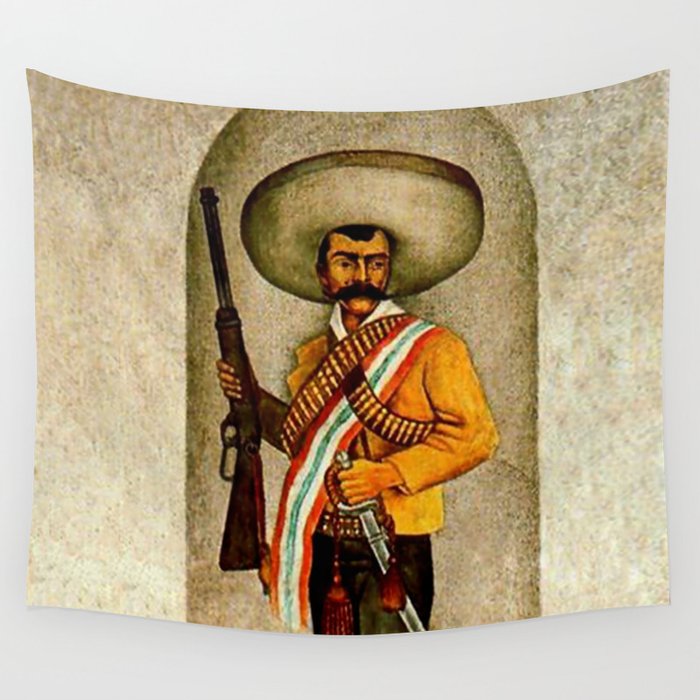 “Zapata” by Diego Rivera Wall Tapestry