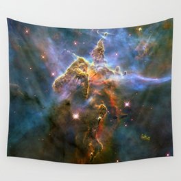 Mystic Mountain (a region in the Carina Nebula)(NASA/ESA Hubble Space Telescope) Wall Tapestry
