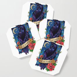 Nevermore Raven Coaster