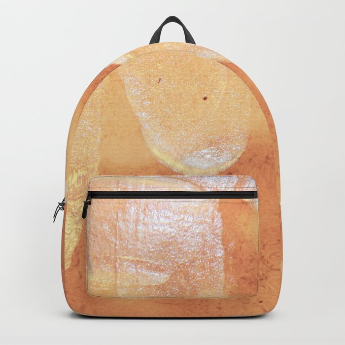 Abstract burnt orange Backpack