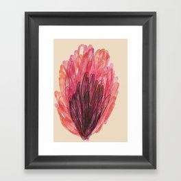 Chaos. Watercolor digital painting by Valourine 240430 Framed Art Print