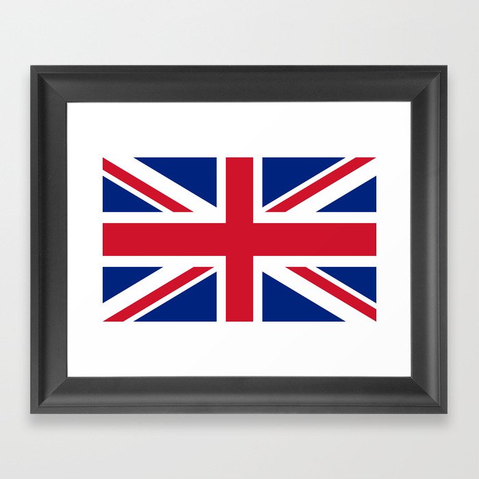 UK FLAG - Union Jack Framed Art Print