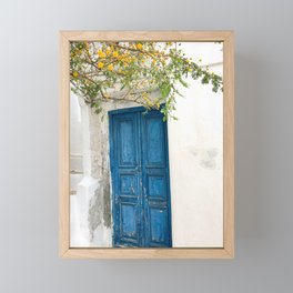 Doors of Greece, 1 Framed Mini Art Print