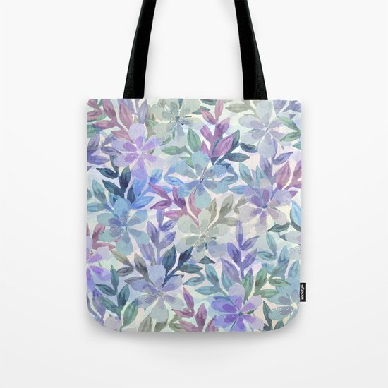 watercolor Botanical garden Tote Bag