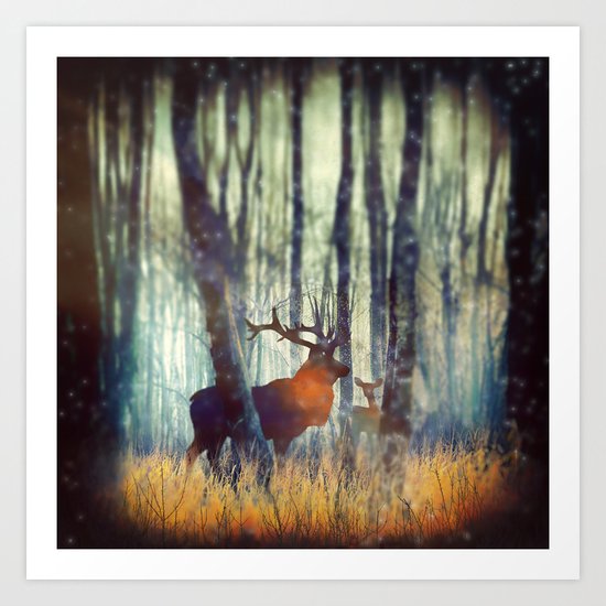 First Snow Art Print