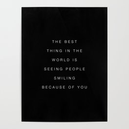 The Best Thing In The World Poster