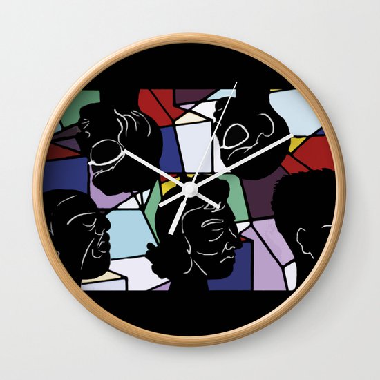 "In Our Heads" by Virginia McCarthy Wall Clock