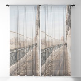 Manhattan Bridge Sheer Curtain