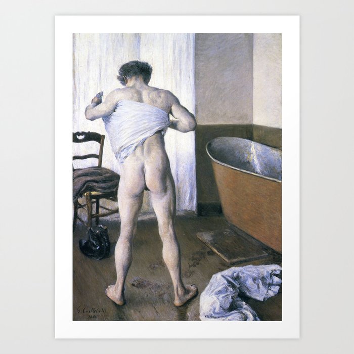  Man at His Bath by Gustave Caillebotte 1884 Art Print