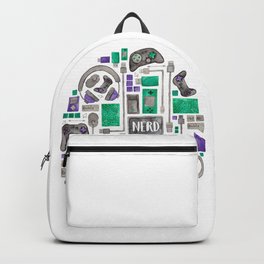 Gamer/Computer Nerd Backpack | Computernerd, Green, Geeky, Painting, Circuit, Geek, Technology, Usb, Nerd, Nerdy 