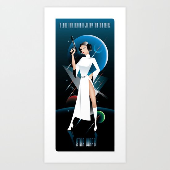 Star Wars-Leia Art Print