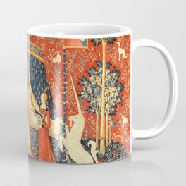 Lady and The Unicorn Medieval Tapestry Coffee Mug