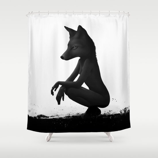 The Silent Wild Shower Curtain