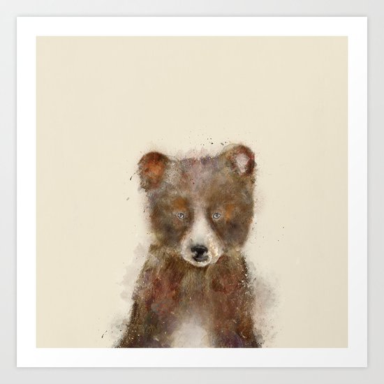 Little grizzly Art Print
