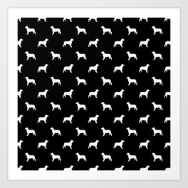 Dog Silhouette Art Prints Society6