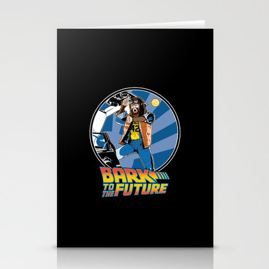 Bark to the Future Stationery Cards