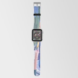 Still life with pink flowers Apple Watch Band